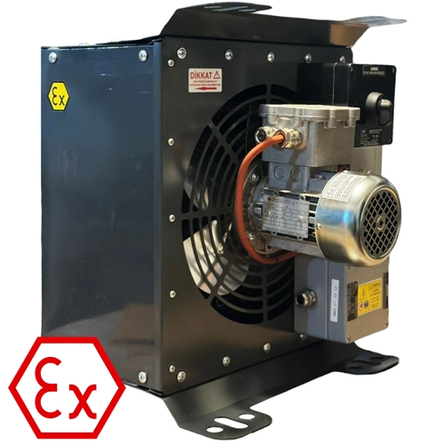 Ex-Proof elektrikli fanlı ısıtıcı 3kw, 5 kw, 6 kw, 9 kw, 10 kw, 15 kw, 22 kw